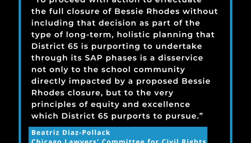 chicago-lawyers’-committee-urges-evanston/skokie-sd65-to-reconsider-proposal-to-close-bessie-rhodes-school