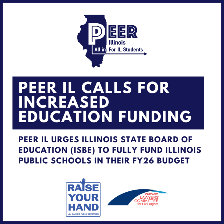 PEER Illinois – FY26 ISBE Budget Hearing Written Statement