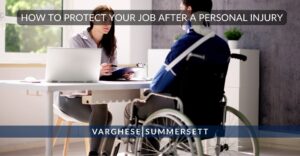 How to Protect Your Job After a Personal Injury in Texas