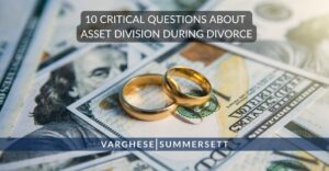 Asset Division in Divorce in Texas