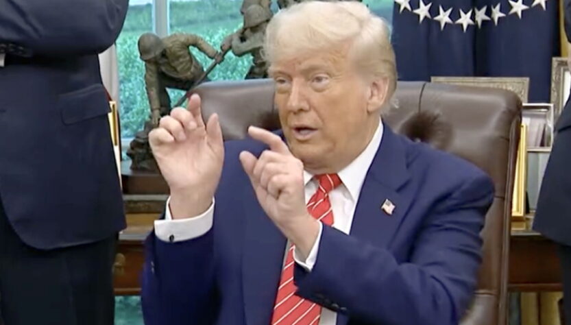 ‘embarrassed-emoji’:-trump-torched-for-calling-major-drop-in-port-traffic-‘good’